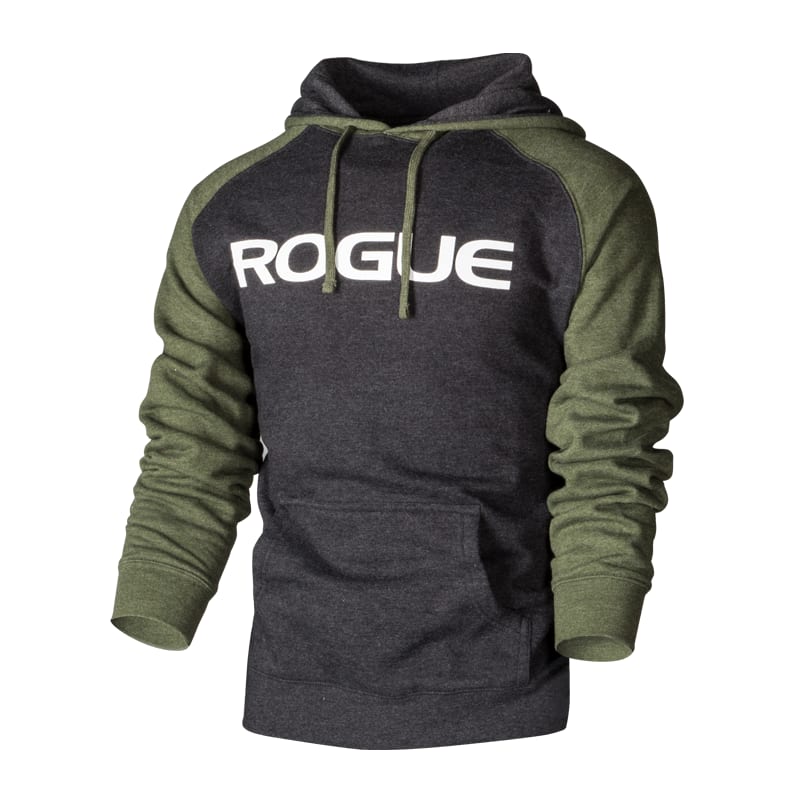 Rogue Midweight Basic Hoodie - Heather Army | Rogue Fitness